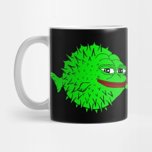 Pufferfish Pepe Blowfish Mug